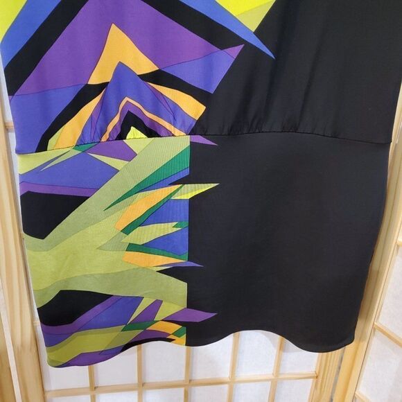 BCBG Maxazaria One Sleeve Cold Shoulder Dress Sz S - Picture 6 of 6